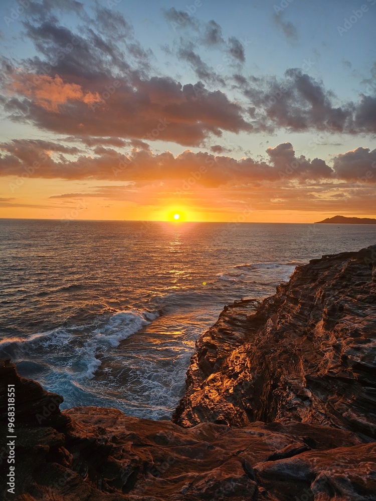 Obraz premium West Side Oahu Sunset
