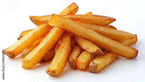 Golden French Fries Pile