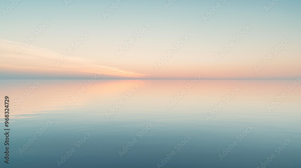 Fototapeta premium lake and clouds