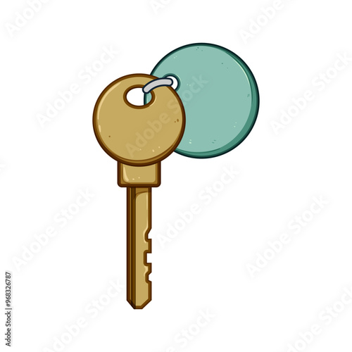 reception door key hotel cartoon. concierge suite, reservation lobby, amenities hospitality reception door key hotel sign. isolated symbol vector illustration