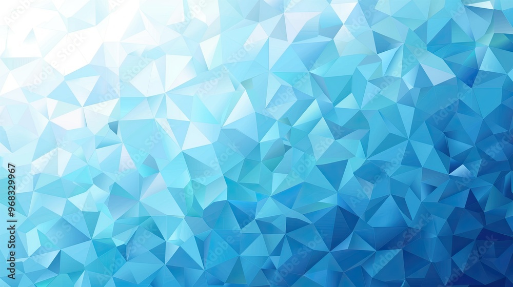 Fototapeta premium A vibrant abstract background featuring a blend of blue geometric shapes, perfect for digital designs and artistic projects.
