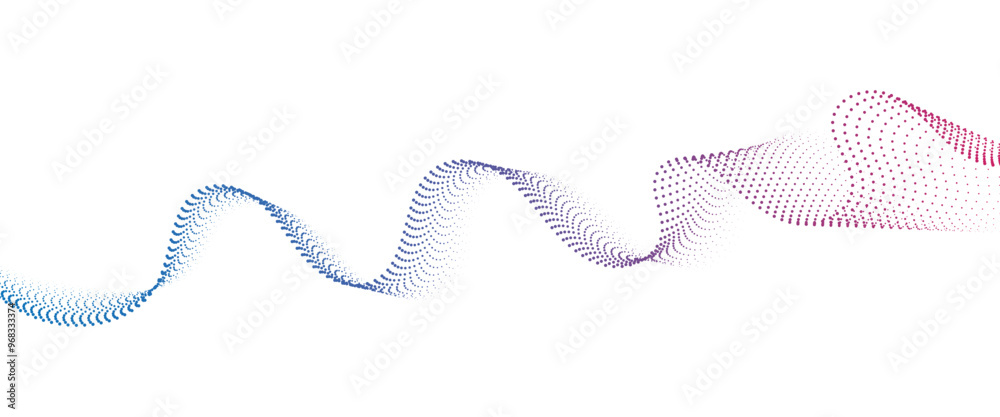 Flowing Dot Wave halftone gradient pattern on transparent background
Flowing Dot Wave halftone gradient pattern on transparent background