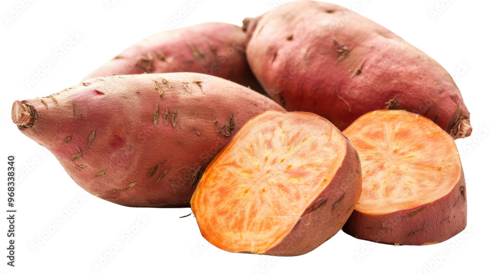 Fototapeta premium Sweet potato on transparent background