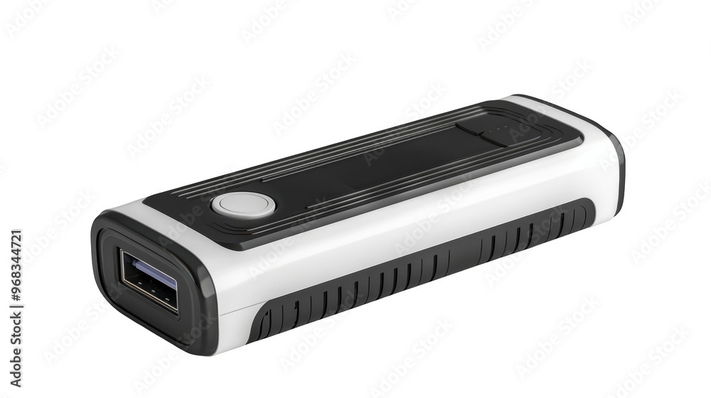 Portable Power Bank with USB Port and Button Portable Power Bank with USB Port and Button