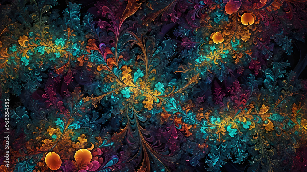 Glowing abstract fractal patterns, creating a mesmerizing and otherworldly scene, fractal glowtime, complex and captivating. Glowing abstract fractal patterns, creating a mesmerizing and otherworldly scene, fractal glowtime, complex and captivating.