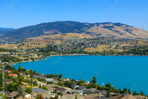 Cuadro en lienzo Kalamalka Lake Coldstream Okanagan Valley British Columbia