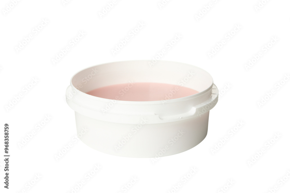 PNG,A mixture for depilation in a white container, isolated on white background PNG,A mixture for depilation in a white container, isolated on white background