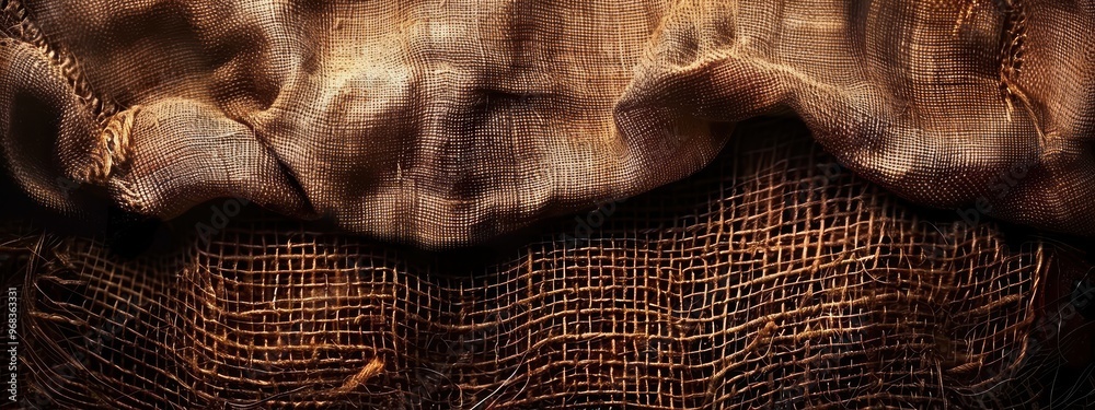 A piece of cloth with a gold and brown color A piece of cloth with a gold and brown color