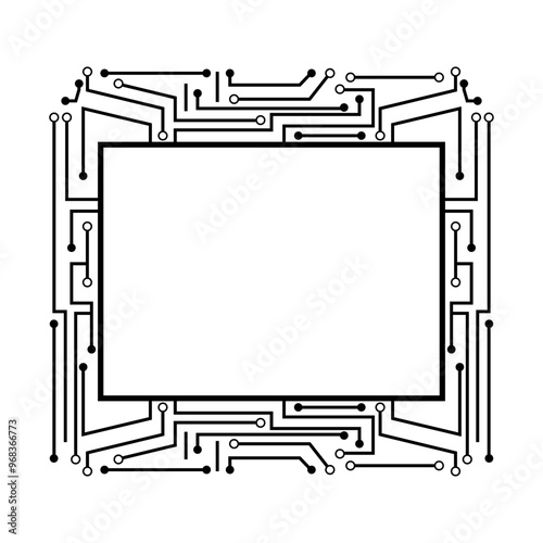 lithography microchip frame cartoon. wafer substrate, photolithography etching, doping packaging lithography microchip frame sign. isolated symbol vector illustration