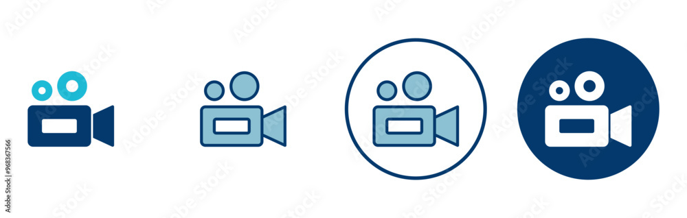 Video camera icon vector isolated on white background. Video camera vector icon. Camera Icons. Movie Sign. Cinema Video camera icon vector isolated on white background. Video camera vector icon. Camera Icons. Movie Sign. Cinema