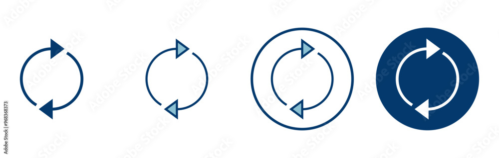 Refresh icon vector isolated on white background. Reload icon vector. Update icon. convert icon Refresh icon vector isolated on white background. Reload icon vector. Update icon. convert icon