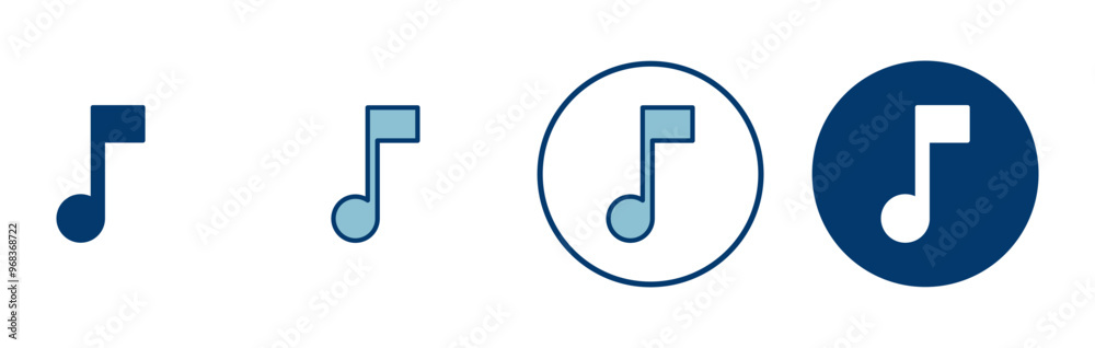Music icon vector isolated on white background, music vector icon, Melody, song, note, sound, audio sign Music icon vector isolated on white background, music vector icon, Melody, song, note, sound, audio sign