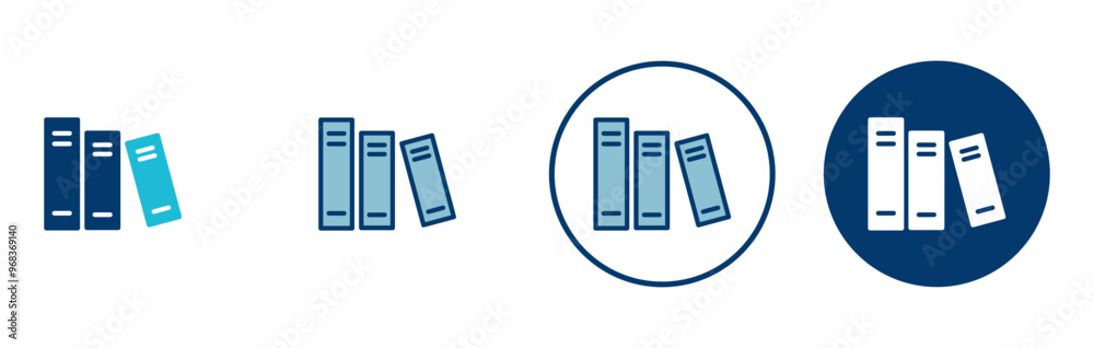 Library icon vector isolated on white background. Book icon vector Library icon vector isolated on white background. Book icon vector