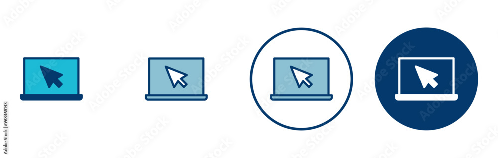Laptop icon vector isolated on white background. Laptop vector icon Laptop icon vector isolated on white background. Laptop vector icon
