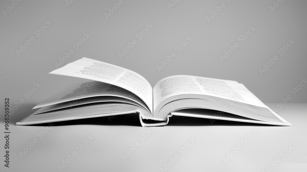 A book is open to a page with a lot of text A book is open to a page with a lot of text