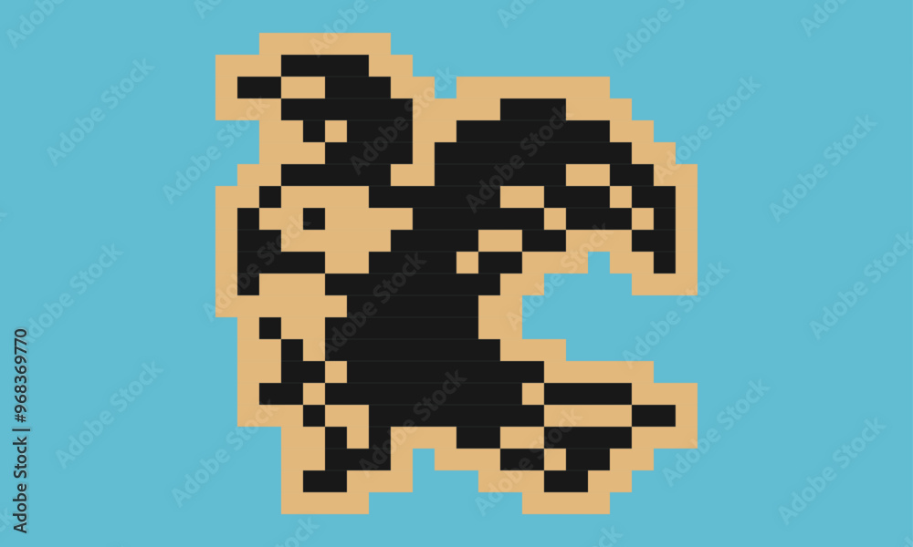 Eagle dot illustration1 -pixel art- Eagle dot illustration1 -pixel art-