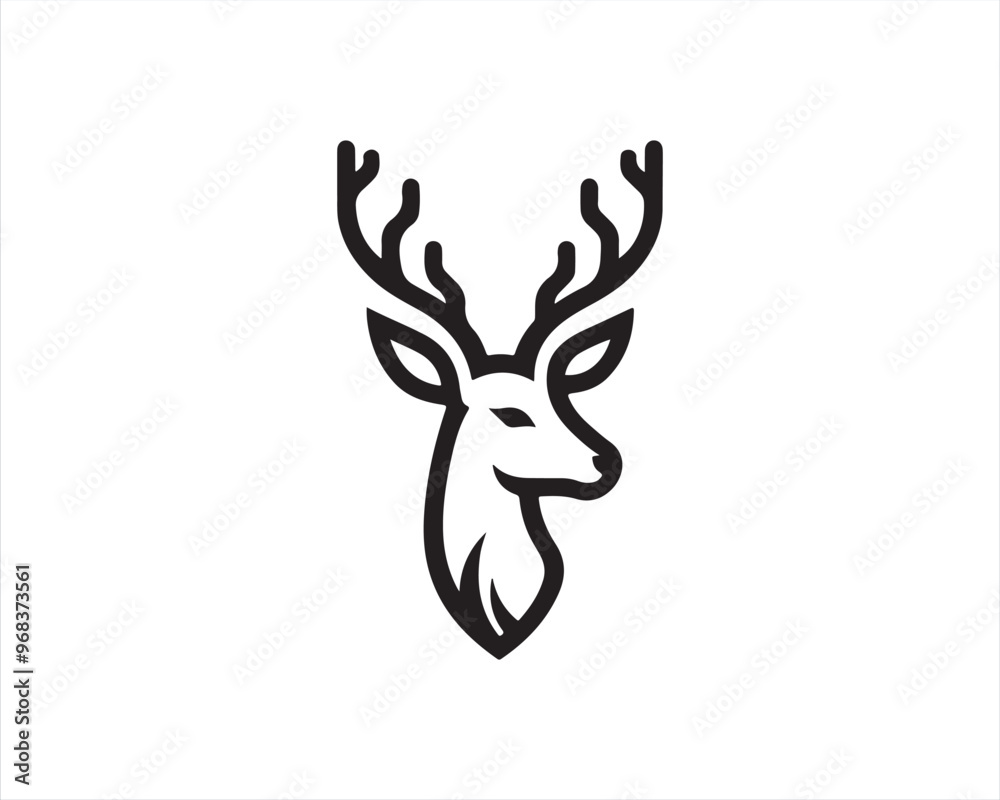 deer head vector deer head vector