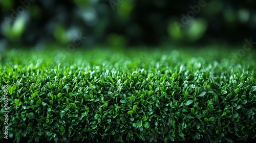 an Defocused bokeh background of garden trees on a sunny day, adding a dreamy and picturesque quality. photo