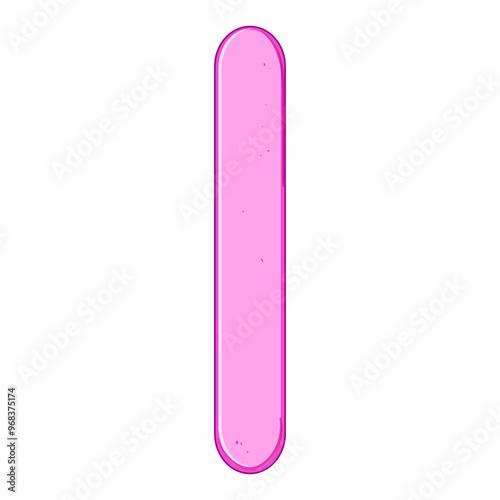 care nail file cartoon. tool salon, beauty hygiene, trim maintenance care nail file sign. isolated symbol vector illustration