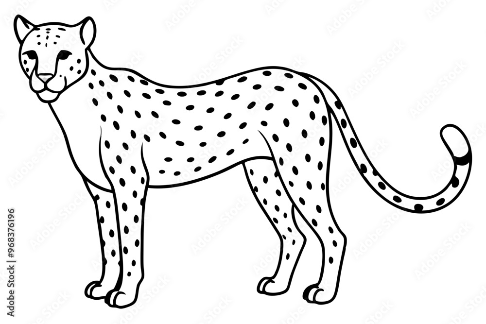 cheetah silhouette, cheetah line art vector illustration, leopard black silhouette vector
cheetah silhouette, cheetah line art vector illustration, leopard black silhouette vector