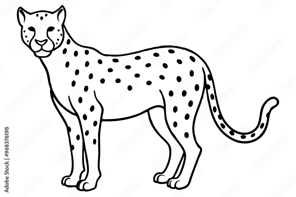 cheetah silhouette, cheetah line art vector illustration, leopard black silhouette vector
cheetah silhouette, cheetah line art vector illustration, leopard black silhouette vector