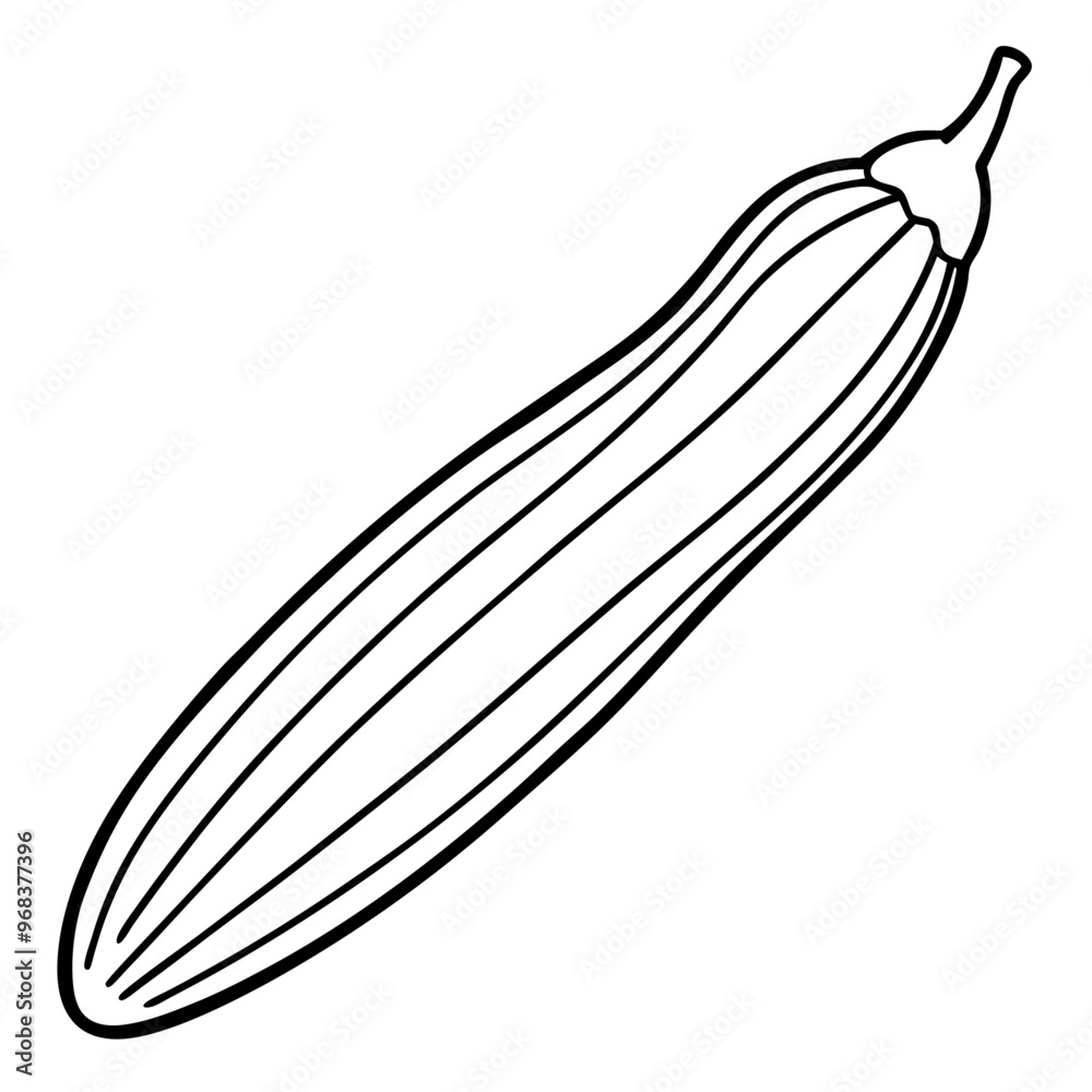 okra vegetable outline coloring book page line art illustration digital drawing okra vegetable outline coloring book page line art illustration digital drawing