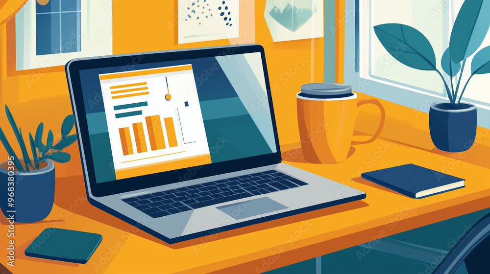 Modern Remote Work Setup: A Cozy and Tech-Savvy Home Office for Efficient Digital Collaboration Modern Remote Work Setup: A Cozy and Tech-Savvy Home Office for Efficient Digital Collaboration