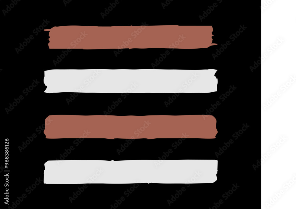 Obraz premium Torn Paper Pieces Vector