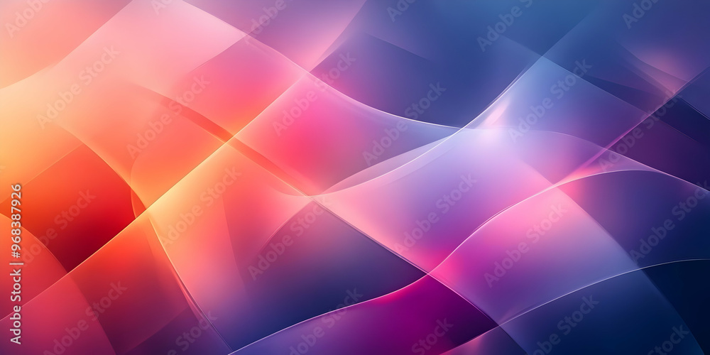 Abstract Flowing Shapes Background, Pink, Blue, and Purple Abstract Flowing Shapes Background, Pink, Blue, and Purple