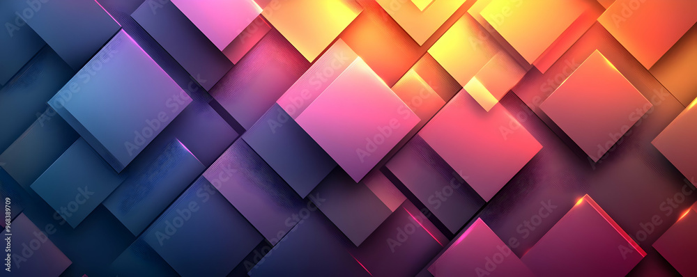 Vivid Abstract Background with Geometric Diamond Shapes and Gradient Colors Vivid Abstract Background with Geometric Diamond Shapes and Gradient Colors
