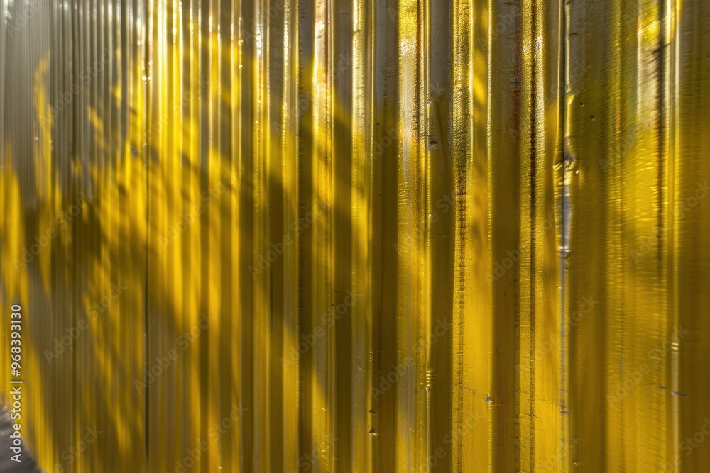Vibrant golden metallic curtain backdrop Vibrant golden metallic curtain backdrop