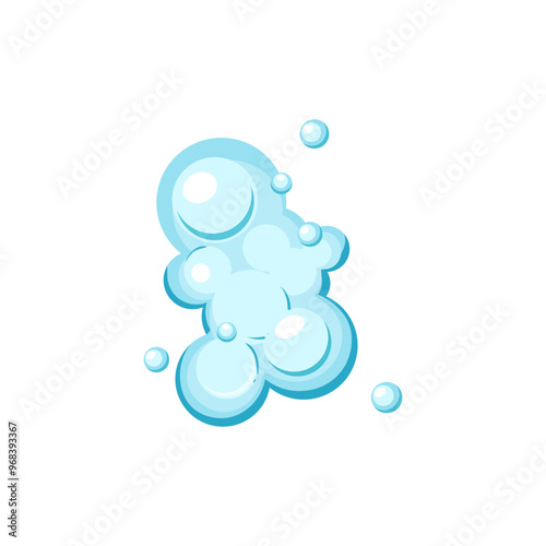 suds shampoo foam cartoon. moisture volume, shine softness, fragrance formula suds shampoo foam sign. isolated symbol vector illustration