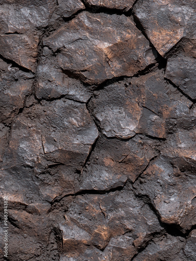 Detailed texture of rough dark rock surface Detailed texture of rough dark rock surface