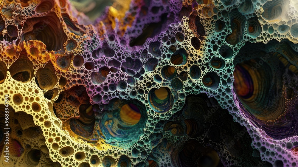 Abstract digital diffusion limited aggregation fractals Abstract digital diffusion limited aggregation fractals