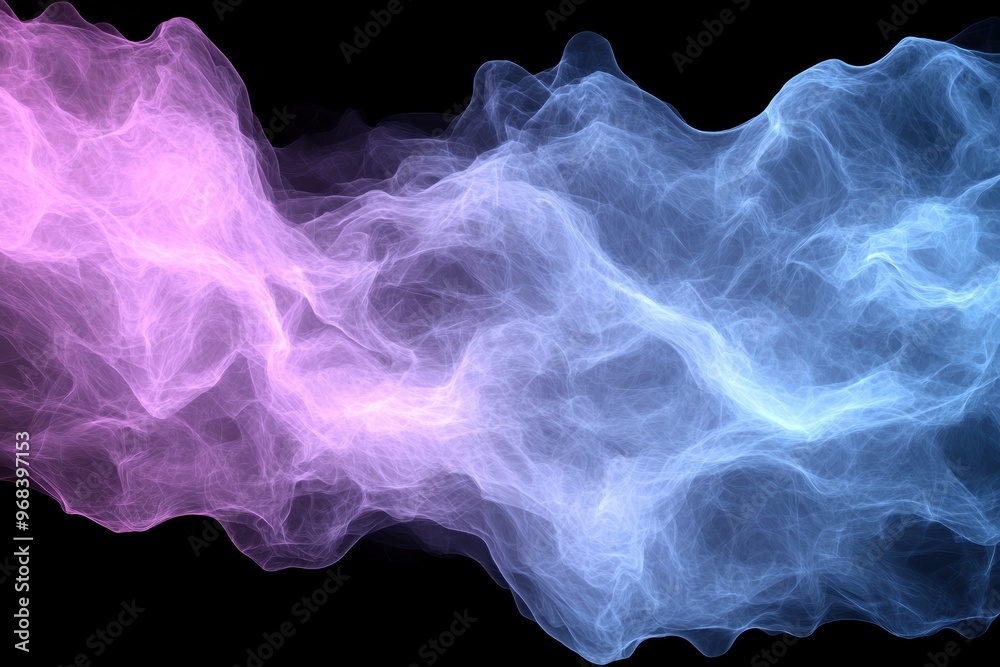 Obraz premium Ethereal smoke-like abstract background
