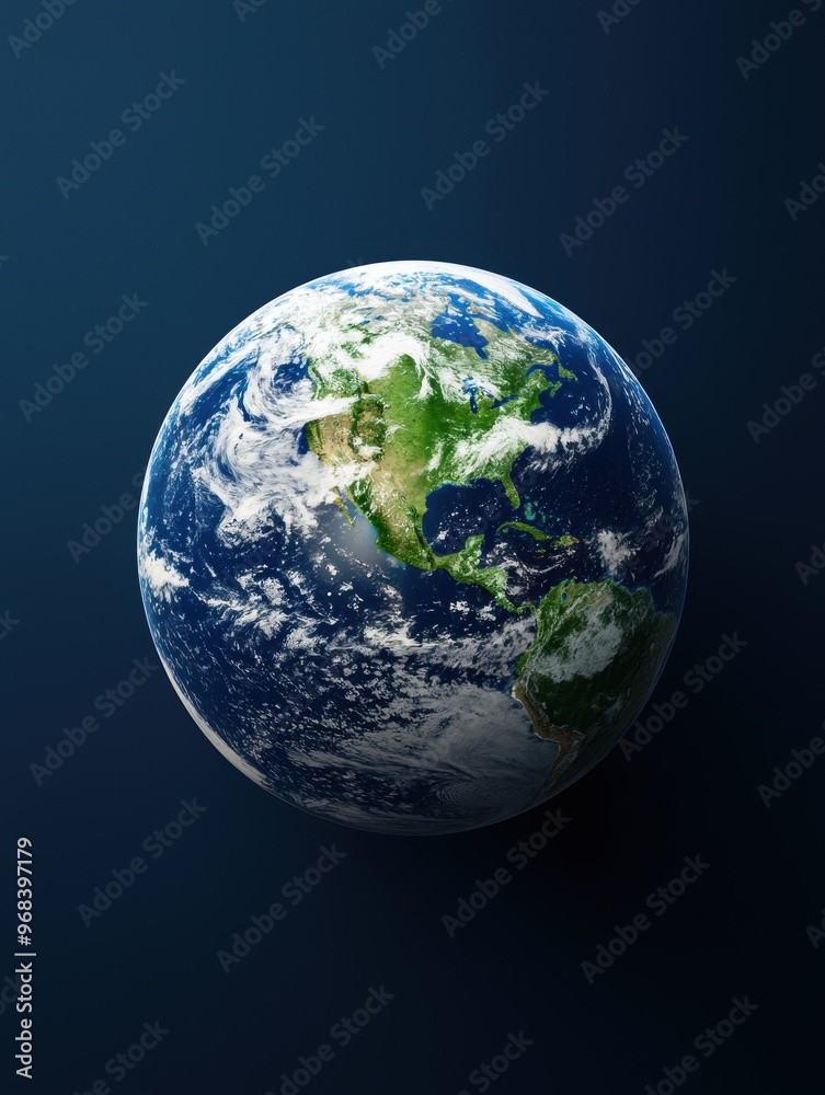 Fototapeta premium Planet earth from space