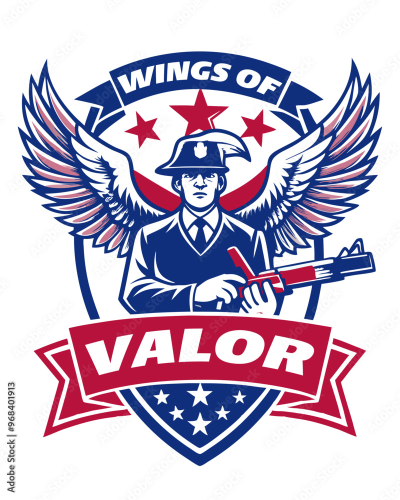veteran valor eagle and soldier with veteran veteran valor eagle and soldier with veteran