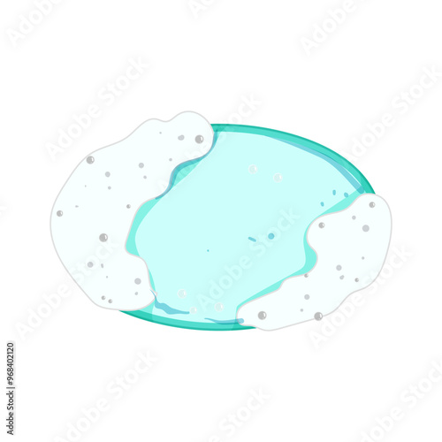 bacteria soap antibacterial cartoon. virus clean, wash lather, foam skin bacteria soap antibacterial sign. isolated symbol vector illustration
