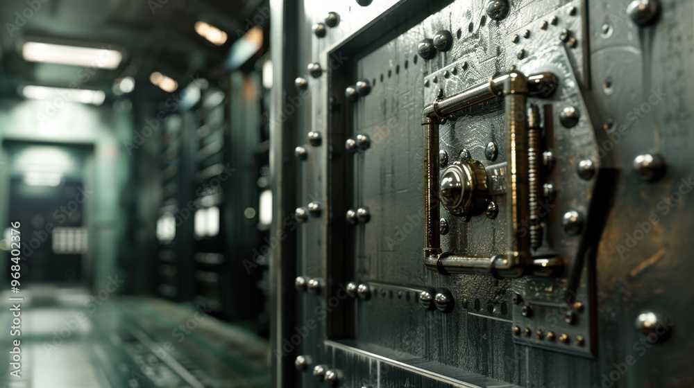 Vault: A heavily secured room with advanced locking systems and reinforced doors, designed for the safe storage of large amounts of cash and important documents.
