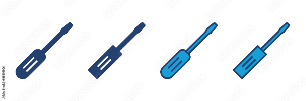 Screwdriver icon vector. tools icon vector Screwdriver icon vector. tools icon vector