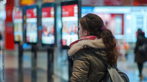 Promotional Displays: This includes stands and digital screens that advertise the bank’s current promotions, like special savings account rates and loan offers. 