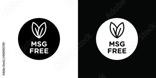 Msg free icon Thin line flat illustration