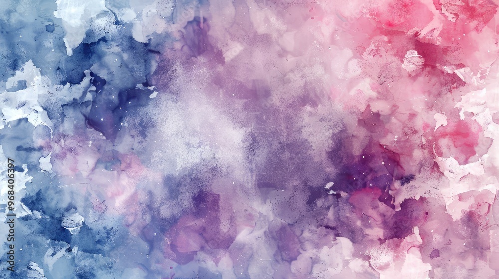 Dreamy Watercolor Abstract with Glimmering Stars Dreamy Watercolor Abstract with Glimmering Stars
