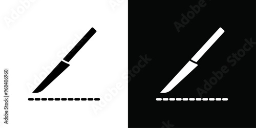 surgery icon Thin line flat illustration