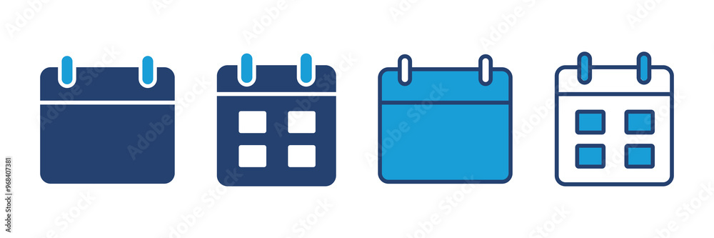 Calendar icon vector. Calender symbol. calendar vector icon Calendar icon vector. Calender symbol. calendar vector icon