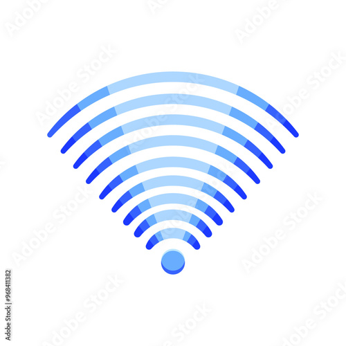 modulation wireless signal wave cartoon. amplitude phase, interference attenuation, reflection refraction modulation wireless signal wave sign. isolated symbol vector illustration