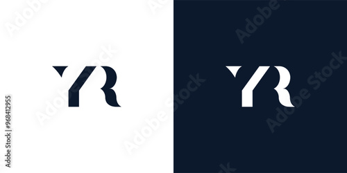 Abstract letter YS logo.