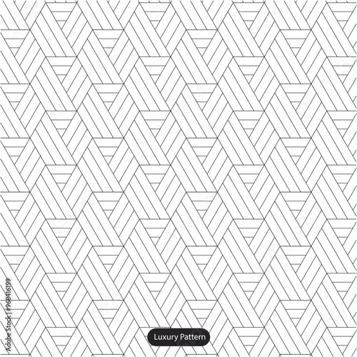 hexagram pattern luxury and elegant