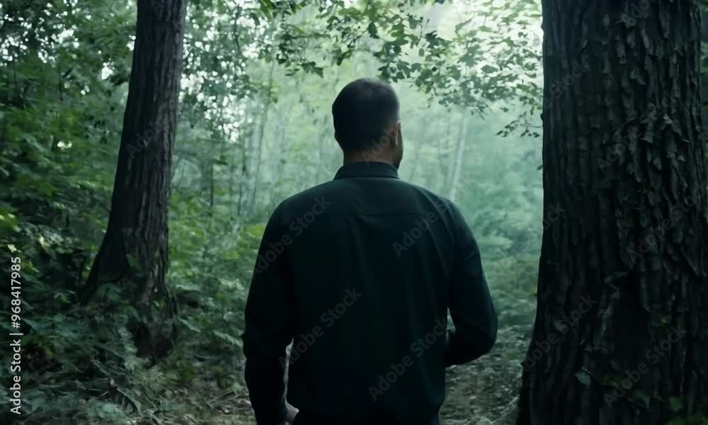 person in the forest person in the forest
