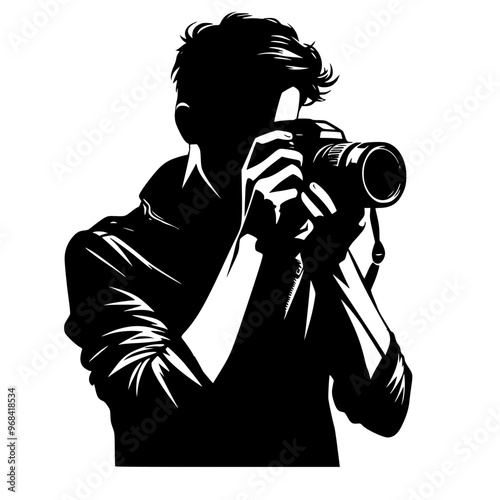 photographer with camera
